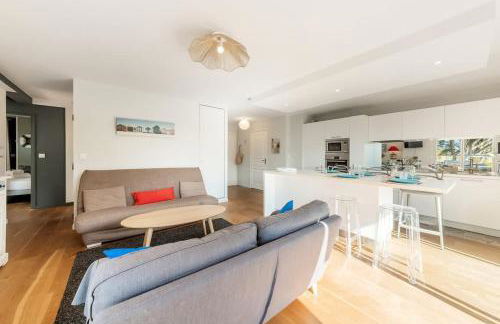 La Marinière - Terrasse et parking, proche plage - Foto 15