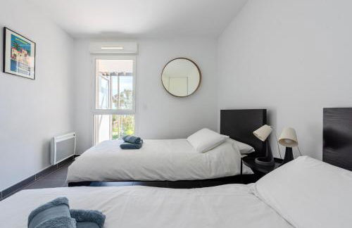 Appartement Vue Mer 50m plage des Salins Piscine 2 parkings Terrasse - Foto 6