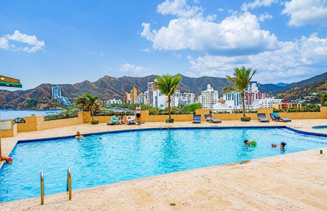 Sea View - Rodadero - First Beachfront Line - 2 Pools - Foto 55
