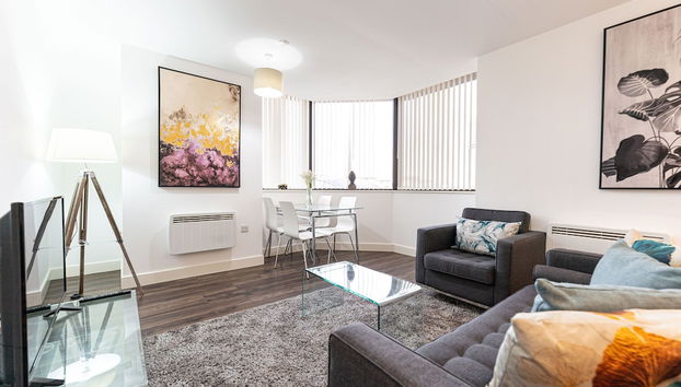 Sevenstays Bham City Centre, 1 bed - Free Parking - Foto 2, Habitación