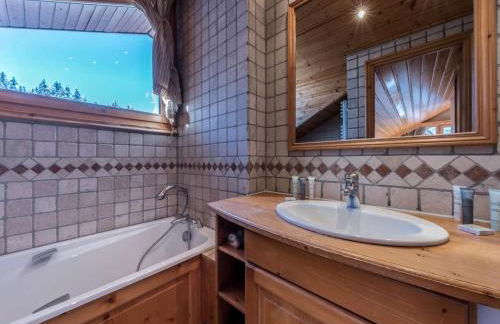 Duplex skis aux pieds, Courchevel 1850, 99m², 6 pers., cheminée, balcons, garage, WiFi - FR-1-631-132 - Foto 13