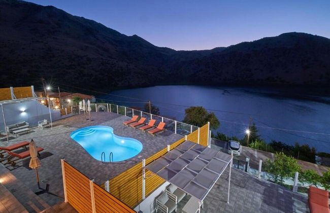 Stunning Lake Kournas Retreat 2 New Private Pool - Photo 51