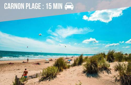 Montpellier Centre - Antigone - Parking Privé et Gratuit - Foto 23