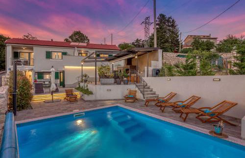 Villa LETA - Luxury villa in a green oasis with heated swimming pool, fitness center and summer kitchen - Kvarner - Foto 2