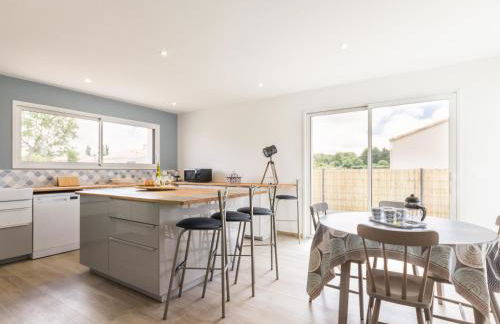 Gîte moderne avec confort, près de la mer, jardin clos, garage, WiFi, et équipements bébé - FR-1-306-1173 - Foto 4