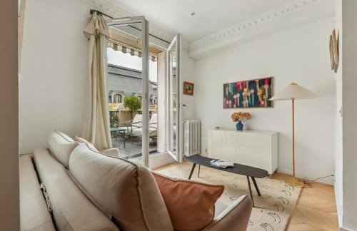 Superb studio with terrasse & 24-7 security in the heart of Paris! - Foto 3