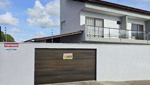 Quase beira mar, casa muito nova com 5 suítes, vista mar, piscina grande, cozinha completa, 4 vagas e perto de mercado, restaurantes e bares - CLIQUE E VEJA AS FOTOS - Foto 4