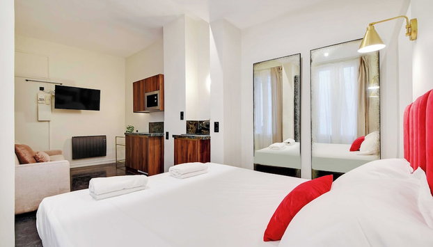 Elegant Apt - 1BDR 4P - Marais Place des Vosges - Foto 5, Habitación