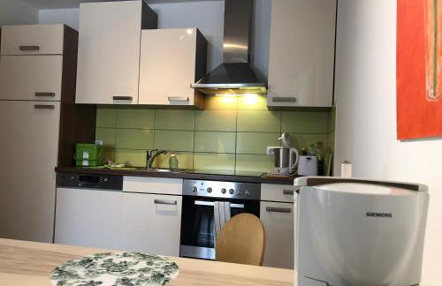 Für aktive Reisende mein Aparthotel Ochsenfurt mit Terrasse, ideal for long stay, relocation - Foto 6