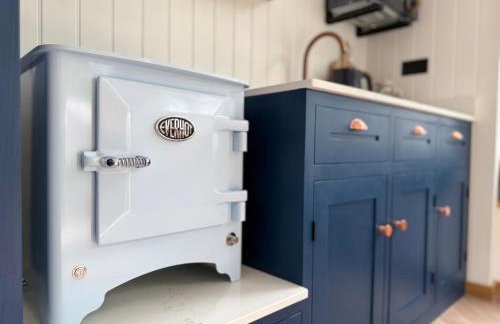 Luxury Shepherds Hut With Wood Fired Hot Tub - Foto 13