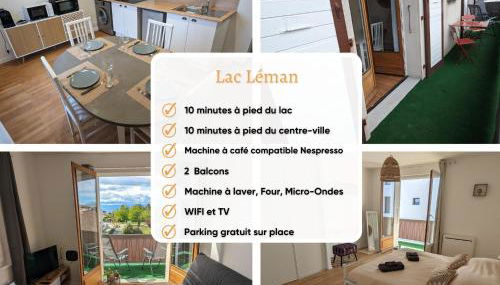 Cosy et moderne avec Clim - Lac Léman - Photo 2