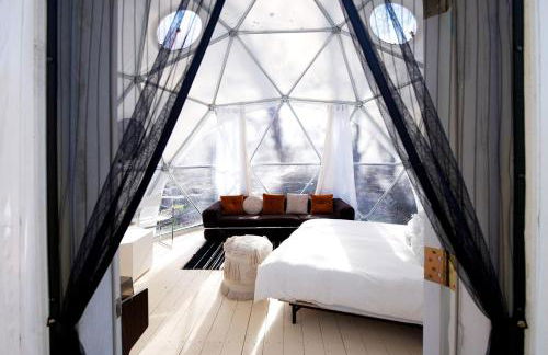 Cozy Unique Dome for a Romantic Glamping Getaway on a Private Farm in Woodridge, New York - Foto 21