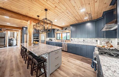 Luxe Teton View Log Cabin Hot Tub Large Groups - Foto 13