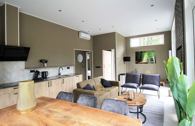 Modern Holiday Home With Decorative Fireplace - Foto 16