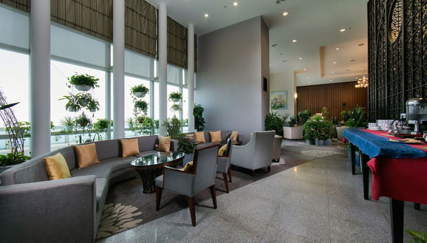 Sala de estar do lobby