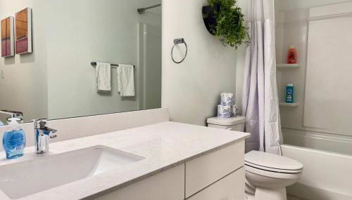 Luxury New 1B1B Private Balcony w Washer Dryer 525Pkwy215 - Foto 5, towels, Shower