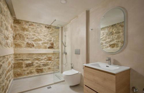 Chic Greek Cave Maisonette with hot tub - Foto 19
