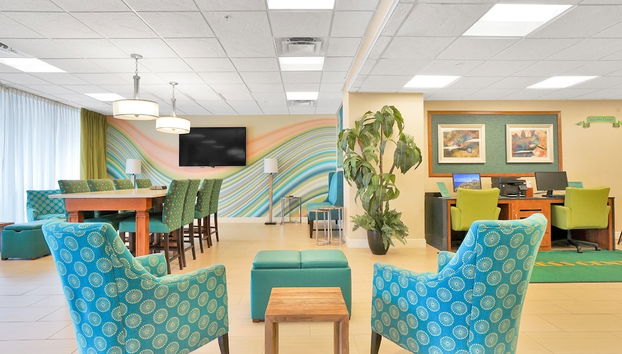 Zona de estar del vestíbulo