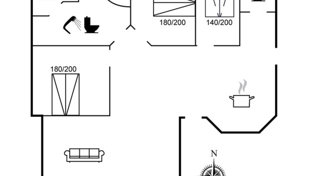 "Nine" - 200m from the sea - Photo 2, Floorplan