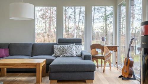 Ferienhaus direkt am See - Kamin, Klima, Sauna und Boot - Foto 3