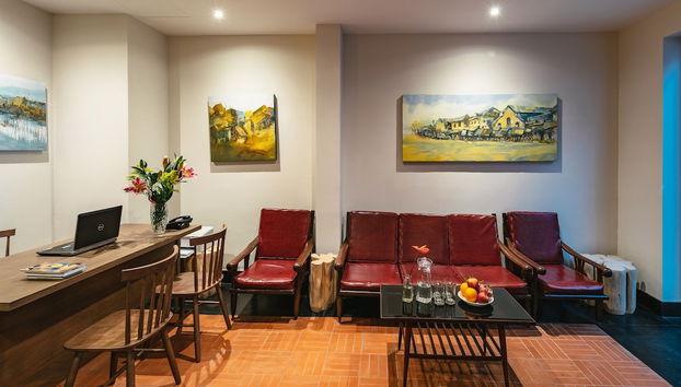 Zona de estar del vestíbulo