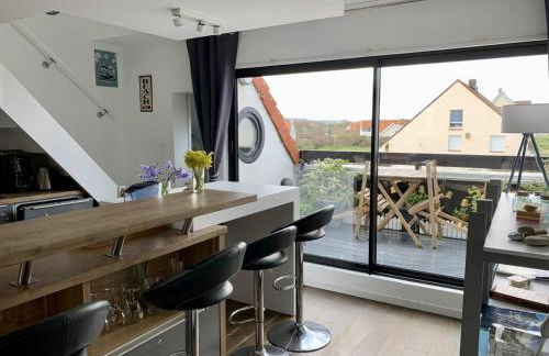 DUPLEX AVEC JACUZZI vue imprenable sur la baie de Wissant - Foto 6