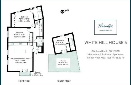 Madison Hill - White Hill House 5 - 3 bedroom flat - Foto 33