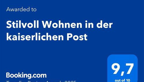 Stilvoll Wohnen in der kaiserlichen Post - Foto 2