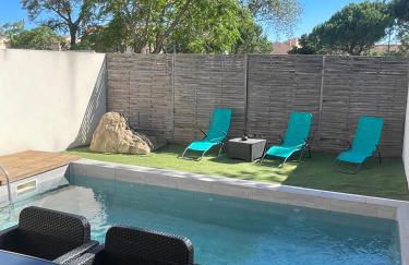 Villa design Cap dAgde piscine et plage - Foto 6