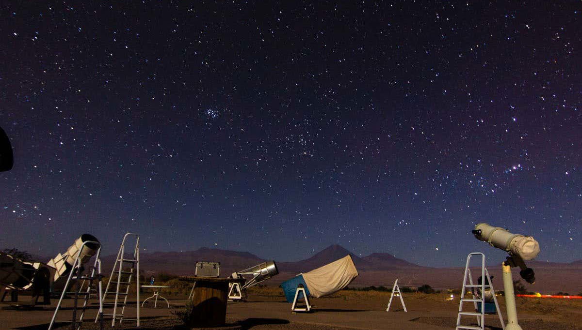 Observação de estrelas no deserto de Atacama - Foto 1
