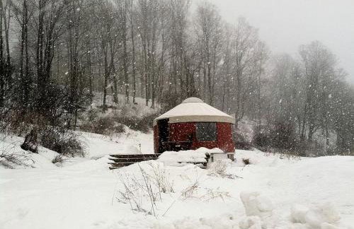 Modern Countryside Yurt Rental in Waterville, Upstate New York - Foto 10