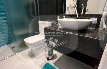 Flat Perfeito Flat Amarilis em Riviera São Lourenço com café da manhã e enxoval completo toalhas praia e piscina com trocas - Foto 84