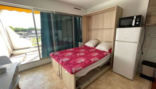 Studio climatisé 4 pers avec piscine et parking à Port Camargue - FR-1-250-230 - Foto 5