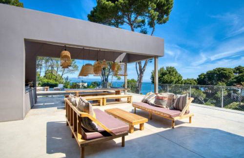 Lujo contemporaneo con vista al mar cerca Sa Riera - Foto 25