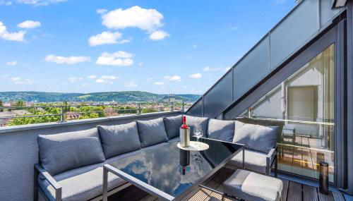 DND Design Loft I 170qm I Parken I Balkon I Workstation I Netflix I Kaffee I Waschmaschine I Trockner I Xbox I Ausblick - Foto 4