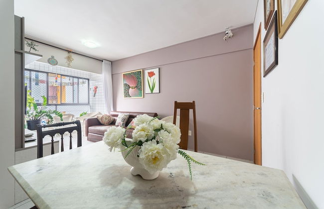 Apt 2 quartos com varanda próximo Praça Casa Forte o bairro mais agradável do Recife ARN901 - Photo 1