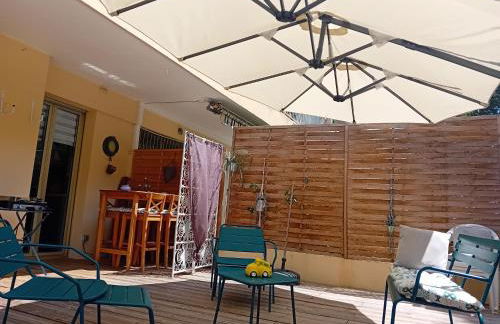 NICE- GAIRAUT - JARDIN PRIVE- GRAND F1 LUMINEUX-Piscine Collective - Foto 19