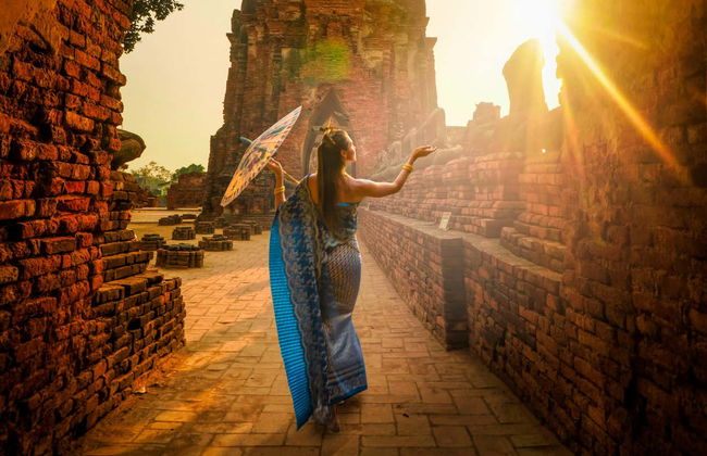 Mercado sobre las vías, mercado flotante y ruinas de Ayutthaya - Foto 7