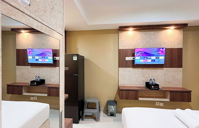 Modern Studio Room Apartment At Tamansari Skylounge Makassar - Foto 7