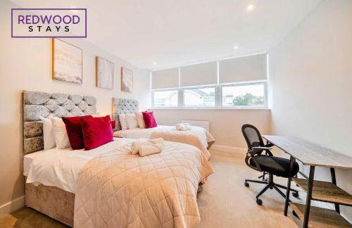 Brand New Premium Serviced Apartments, Free Parking, High-Speed WiFi By Redwood Stays - Foto 9