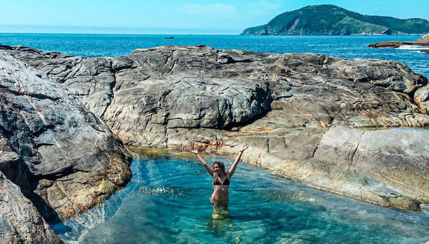 Un bel tuffo rinfrescante