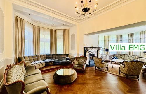 Luxus Ferienhaus Villa EMG Dortmund in Ennepetal, nah Düsseldorf, Köln mit Tennis Court, Garten, Kamin für Familien Gruppen bis 20 Personen - Foto 6