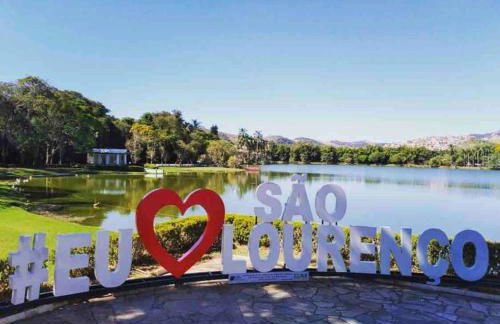 Flat lindo com piscina e linda vista da cidade - Foto 26