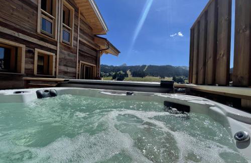 Duplex Pen Men - LES GETS, proche du centre, jacuzzi, superbe vue - Foto 21