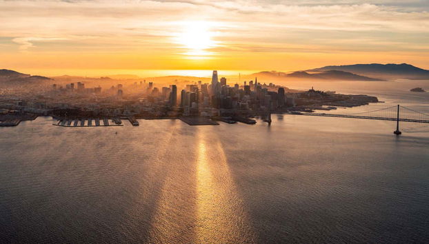 Coucher de soleil à San Francisco