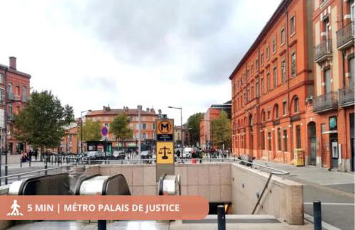 T2 Havre de Paix centre ville Toulouse - Parking privé - Métro & TRAM Palais de justice 2min - Foto 30