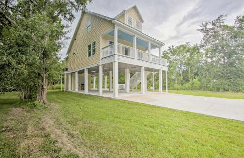 Modern Waveland Home with Deck, Walk to Beach! - Foto 29