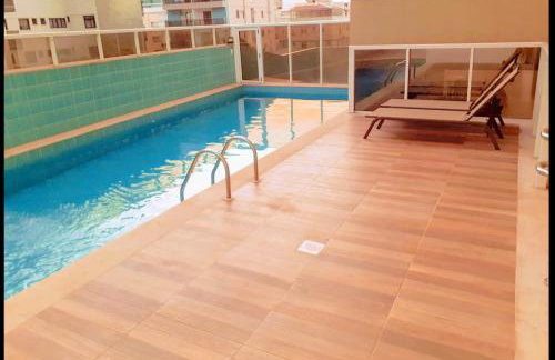 Edf Gil Nogueira - Praia do Morro - GUARAPARI - ES - Brasil - 4º Andar TELA Proteção - FRENTE Sol Manhã - 02 quartos com Split - WIFI - Varanda Gourmet com CHURRASQUEIRA - 02 elevadores - 01 Vaga - PISCINA - Sauna - Portaria 24 HRS - 50m da Praia do Morro - Photo 5