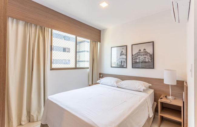 Lindo Flat no Beach Class Santa Maria em Boa Viagem - Foto 19