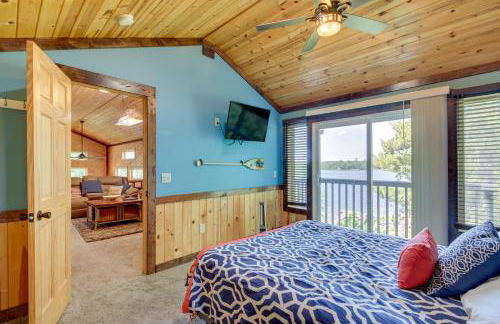 Private Dock Lakefront Family Home in Outing - Foto 12